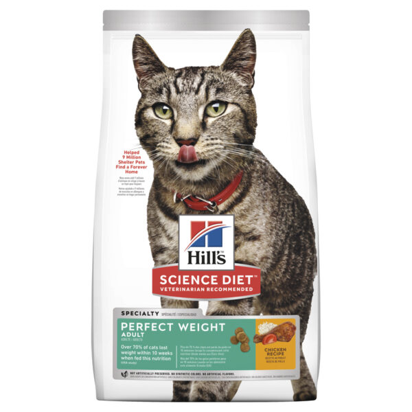 Hills Science Diet Adult Cat Perfect Weight 3.17kg 1