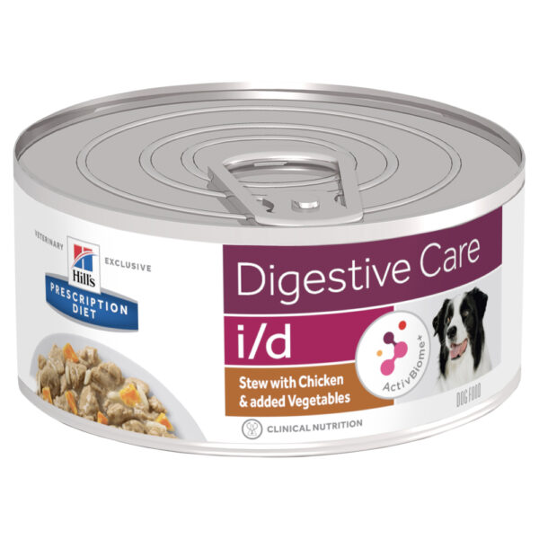 Hills Prescription Diet Canine i/d Digestive Care Chicken & Vegetable Stew 156g x 24 Cans 1