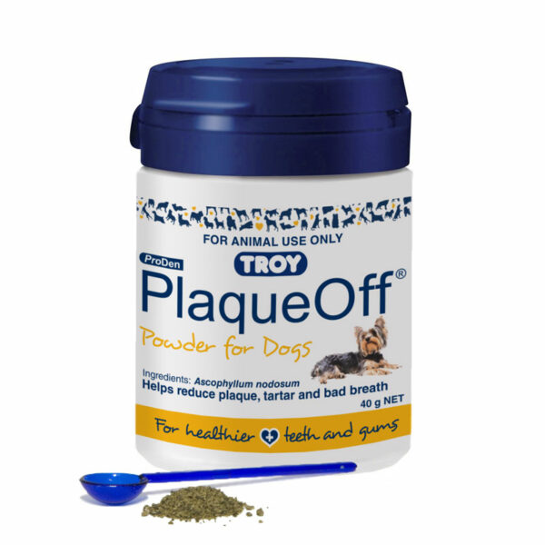 PlaqueOff Dental Powder for Dogs 40g 1